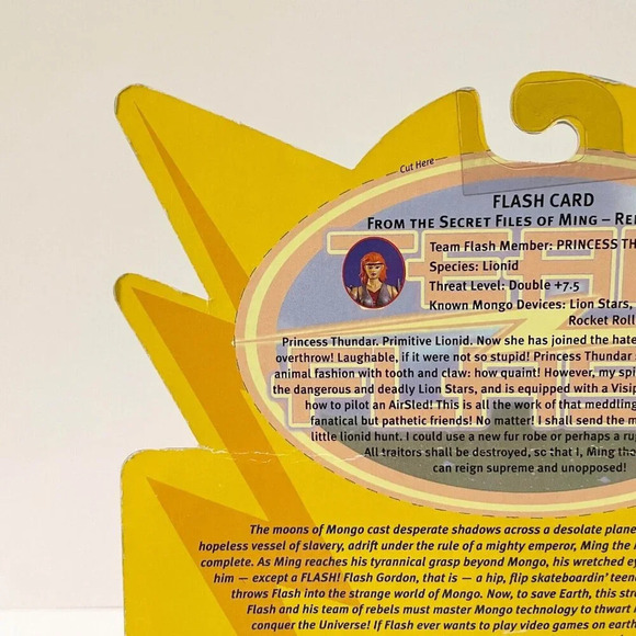 Vintage 1996 Playmates Flash Gordon Princess Thundra Action Figure Flaws - Picture 10 of 16